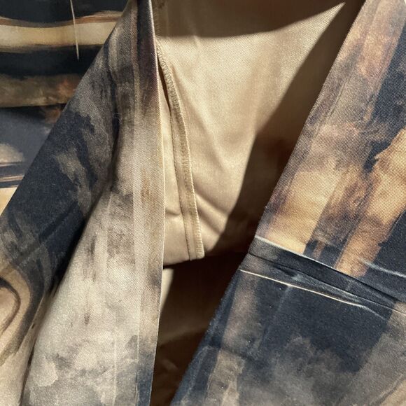 Connected Apparel Women’s 8 Brown Floral Dress Artistic Print Unique Pattern - Picture 6 of 9